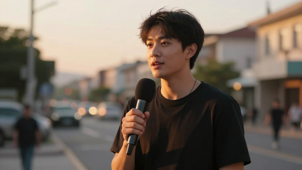 news reporting microphones