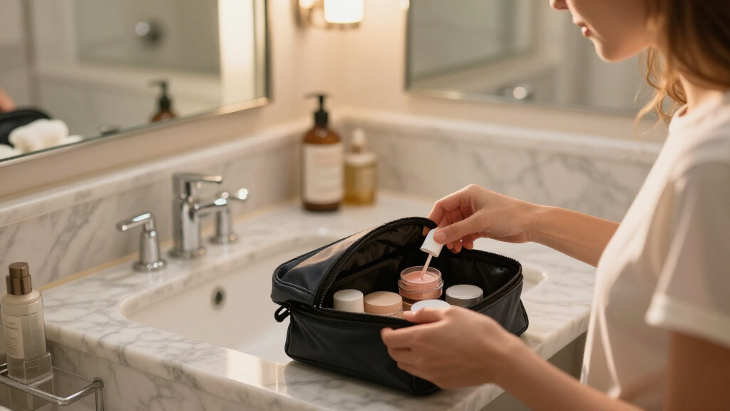 compact travel makeup bags