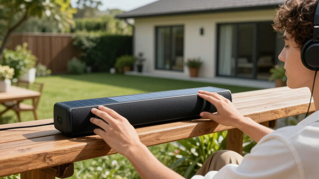 5 best solar powered outdoor soundbars