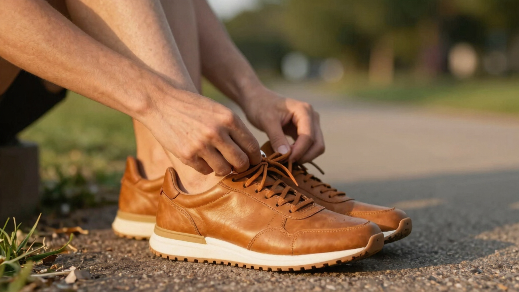 best leather running sneakers