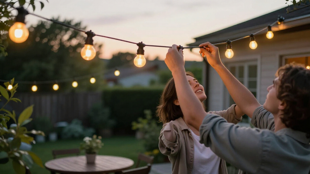 outdoor string lights