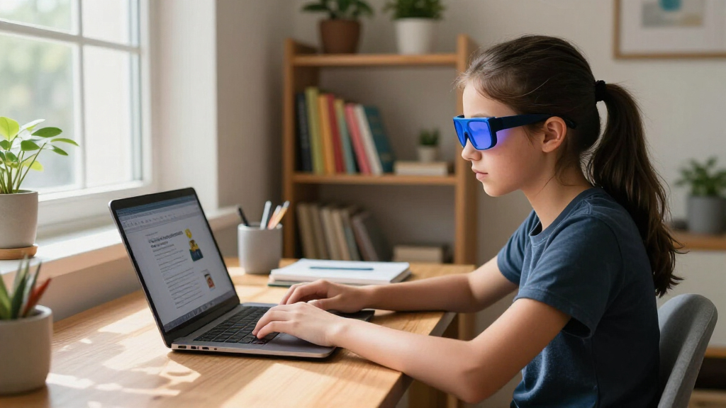 blue light blocking glasses for students