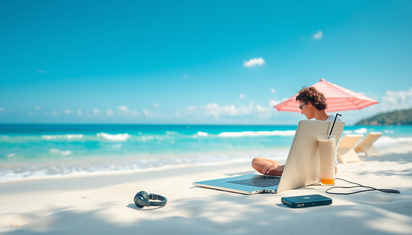 3. Essential Tech and Tools for Remote Work at the Beach