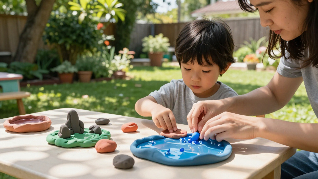 montessori land water forms