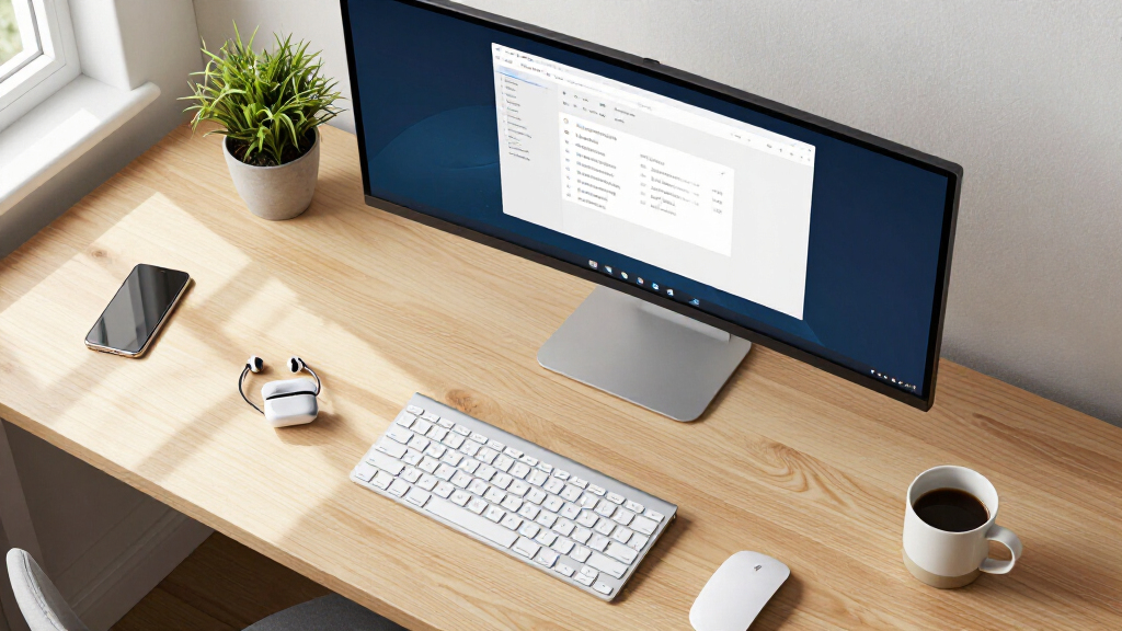 curved monitor for multitasking