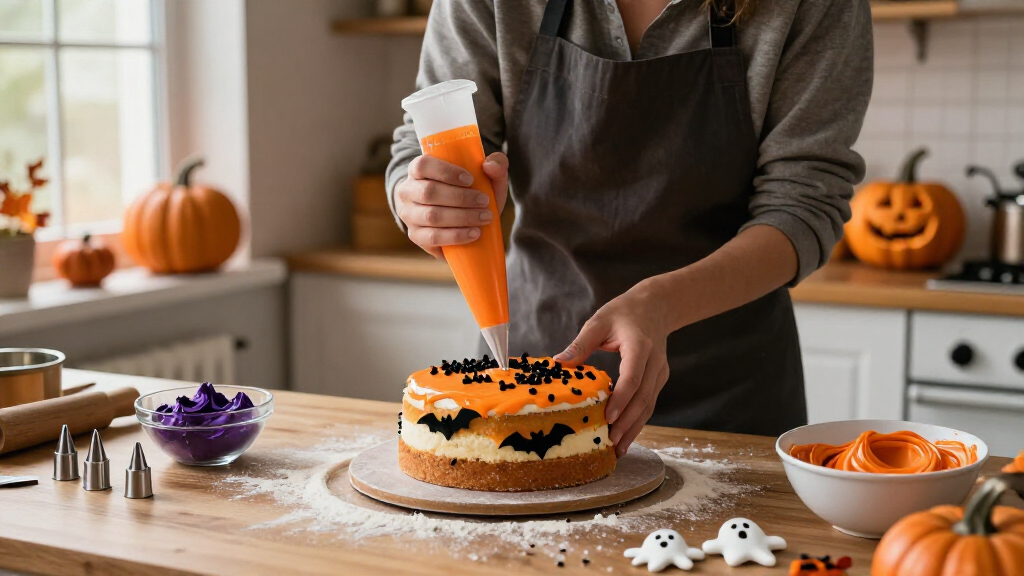 Halloween cake decorating supplies