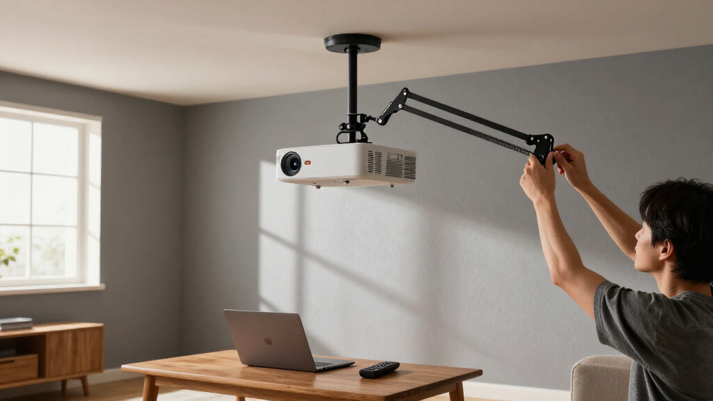 portable adjustable projector mounts