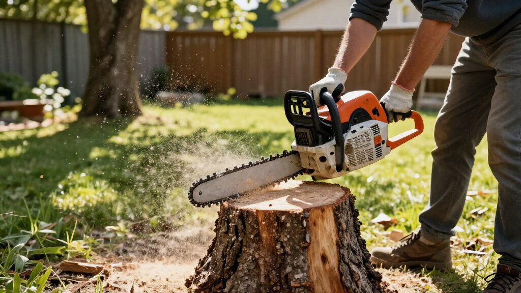 way to remove a stump