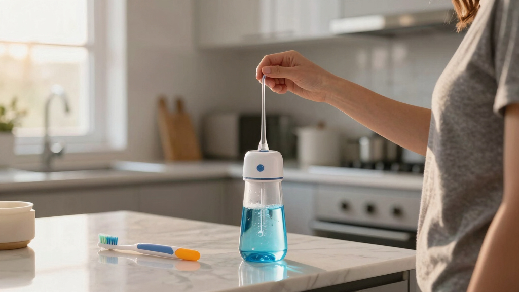 best countertop water flossers for families