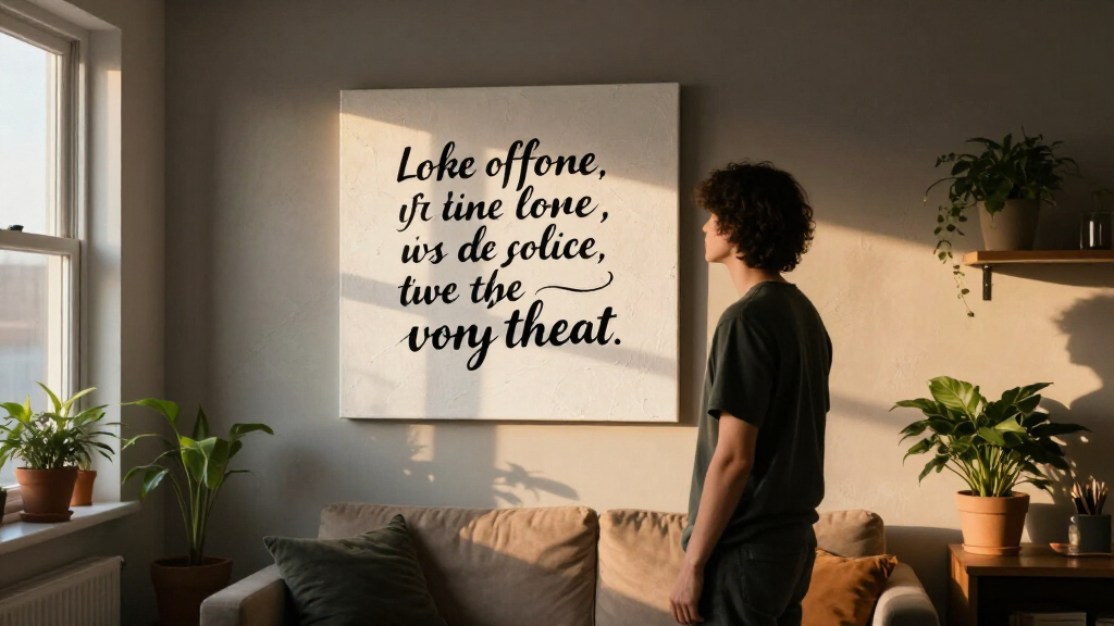 inspirational quote wall art