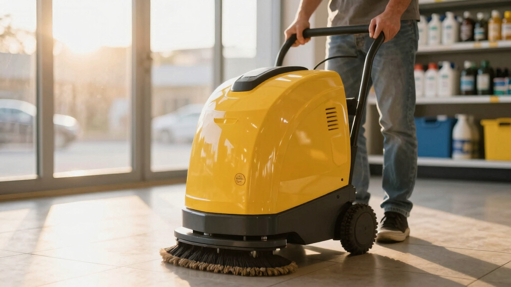 electric floor scrubbers