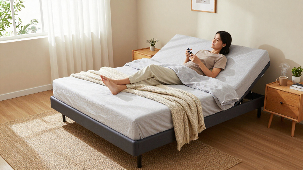 best adjustable bed frame king with massage