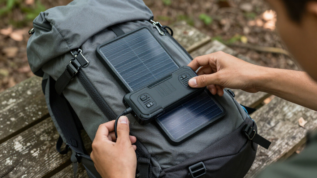 solar backpack charger for camping