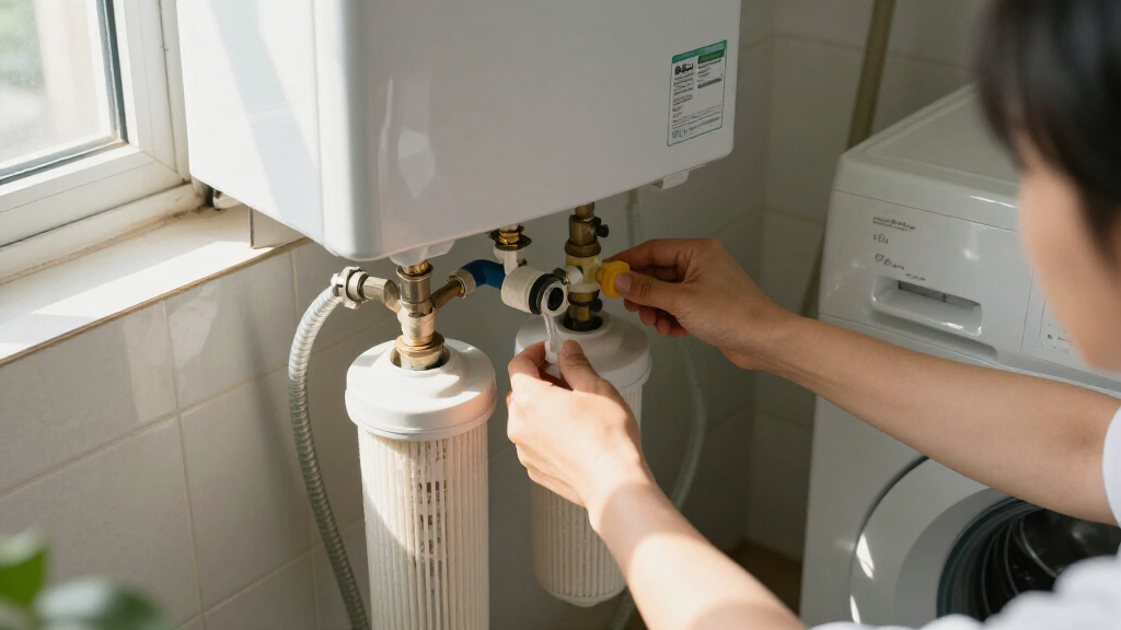 water softener for protecting water heater