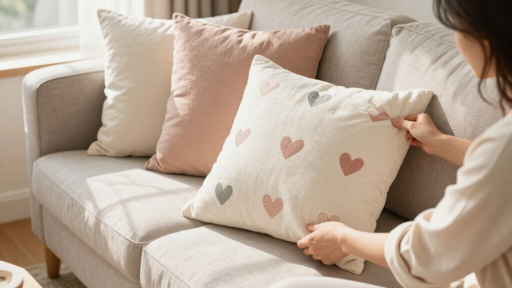 throw pillow covers love theme