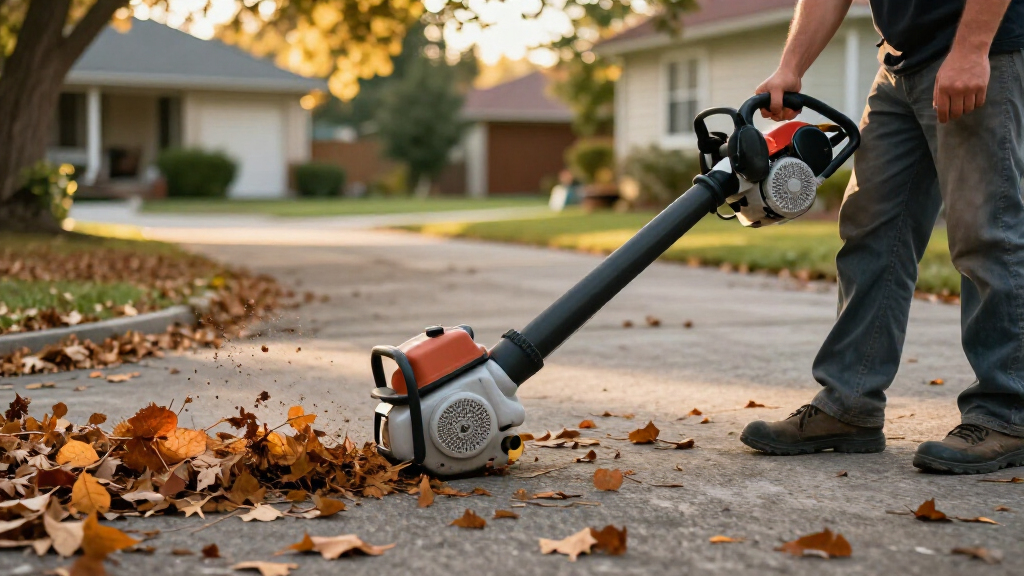 gas leaf blowers