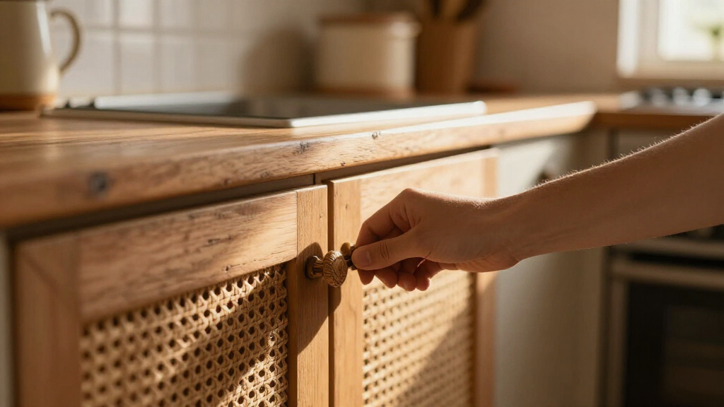 rattan cabinet pulls