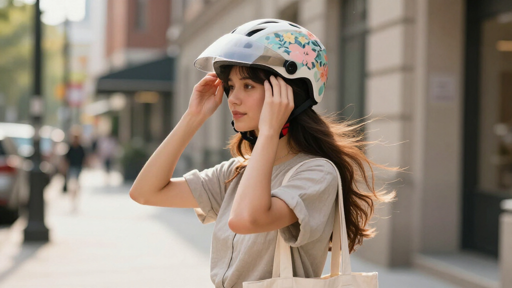 stylish protective helmets for women