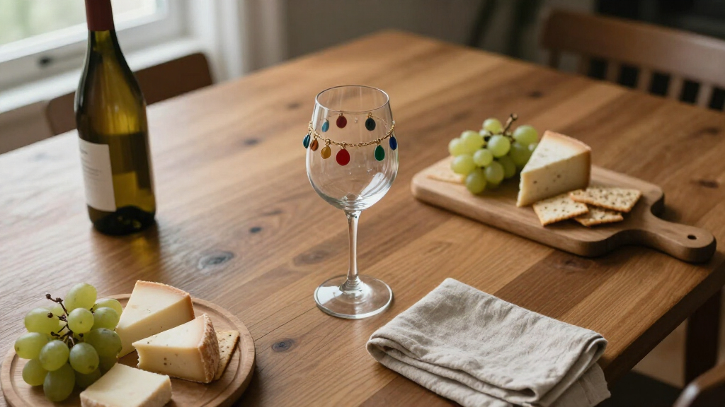 best wine glass charms