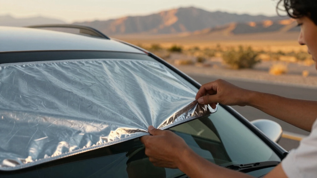 best premium windshield sunshade for hot climates on summer road trips
