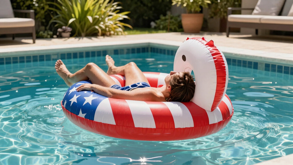 patriotic pool float inflatables