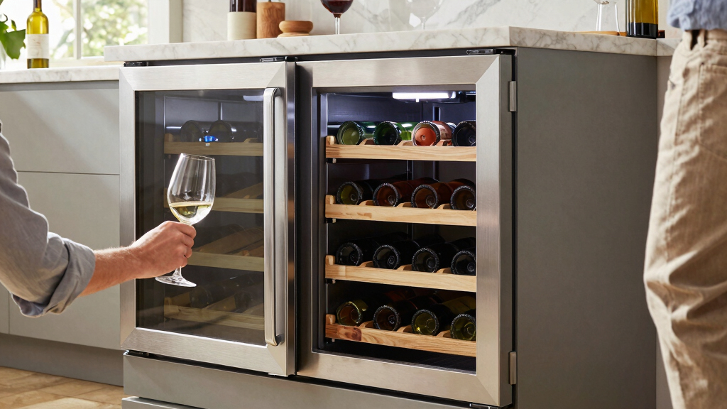 best dual zone wine refrigerator