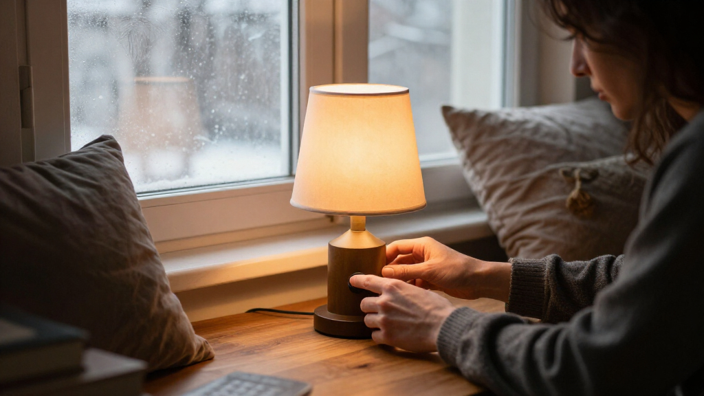sad lamp for winter blues light therapy