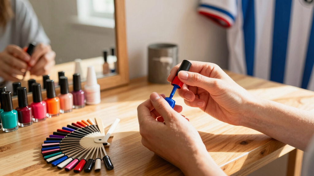 nail polish sets for soccer fans