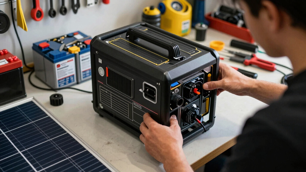 solar-powered backup generators