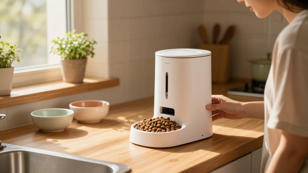 automatic pet feeder premium on amazon