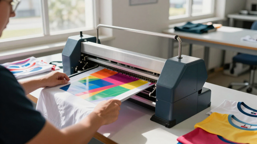 commercial screen printing press multi color