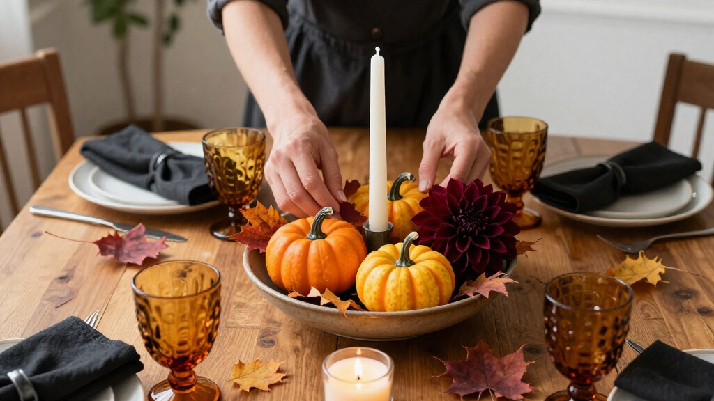 Halloween table centerpieces