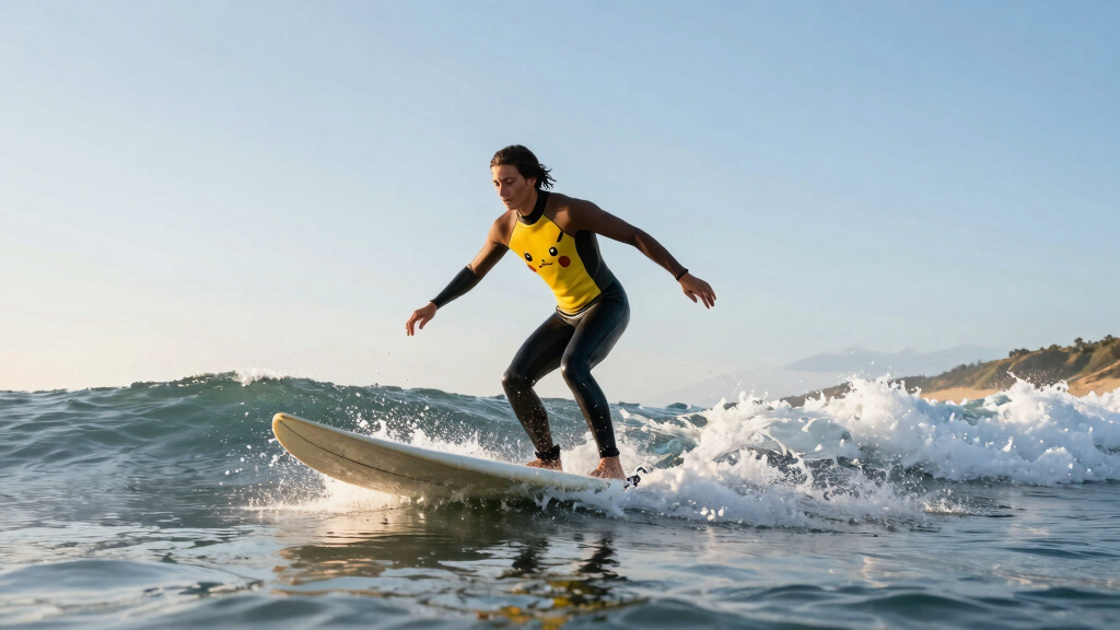surfing pikachu v