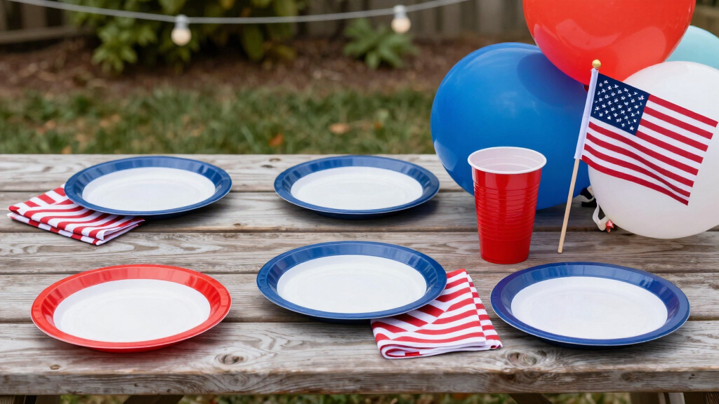 patriotic outdoor party supplies