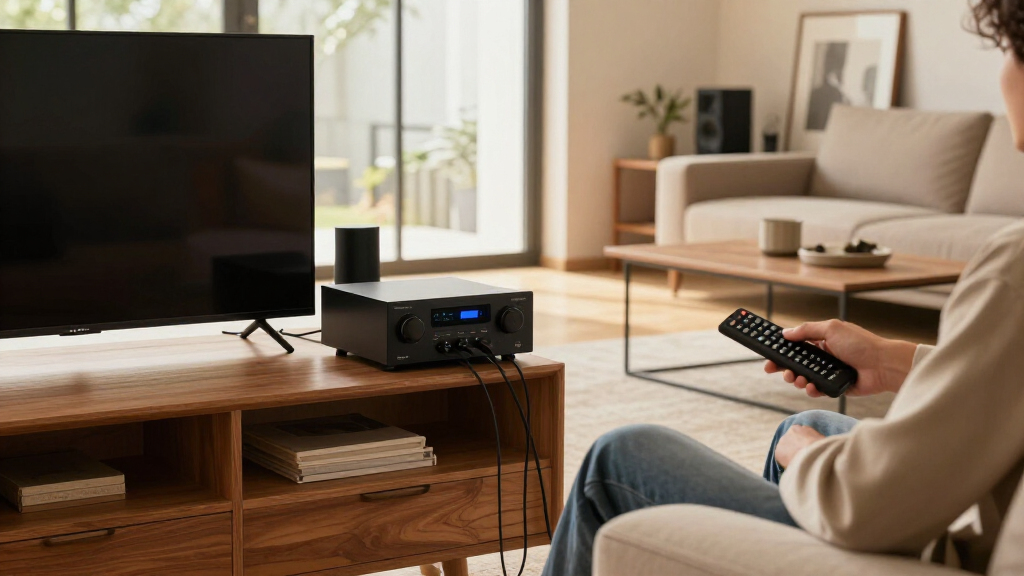 stereo integrated amplifiers for tv audio under