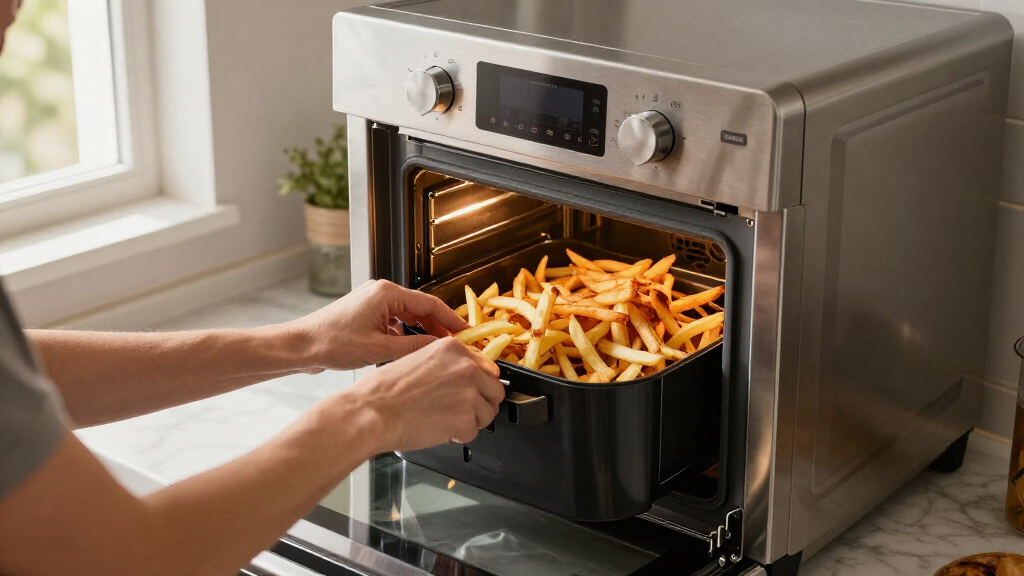 single wall oven with air fry
