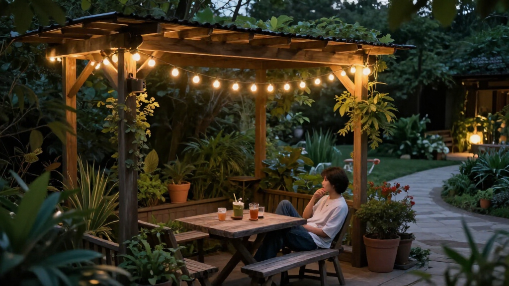 outdoor string lights