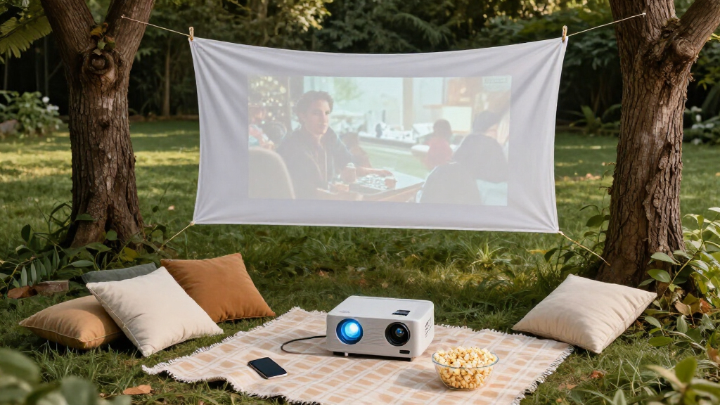 best portable projectors for backyard movies