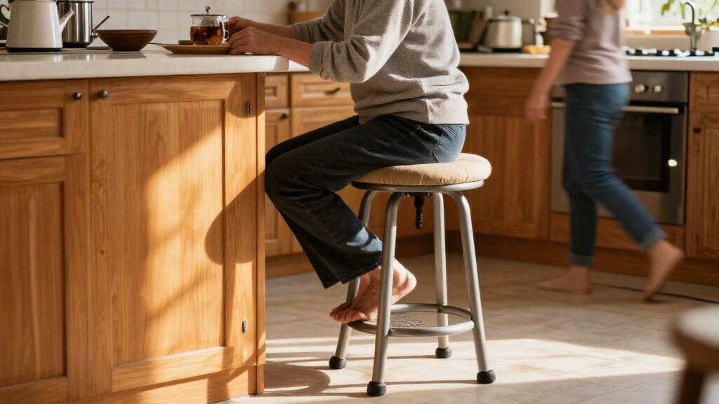 senior-friendly kitchen stools
