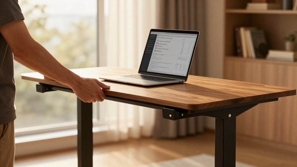 adjustable standing desk converter
