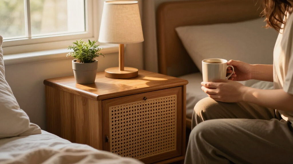 cane nightstands