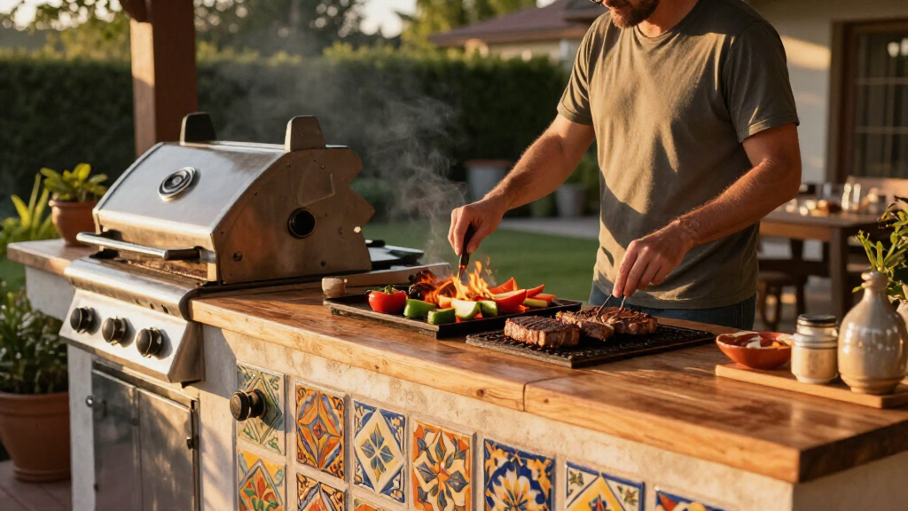 best outdoor kitchen island grill combo