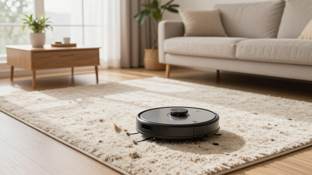 best robot vacuum for thick rugs and pet hair