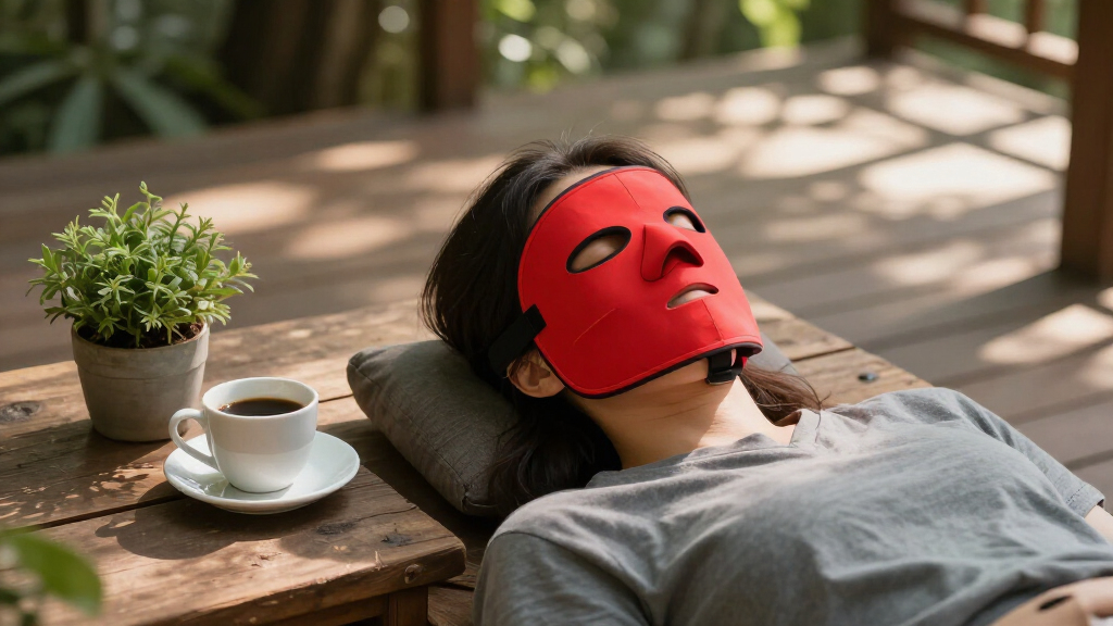 red light therapy mask