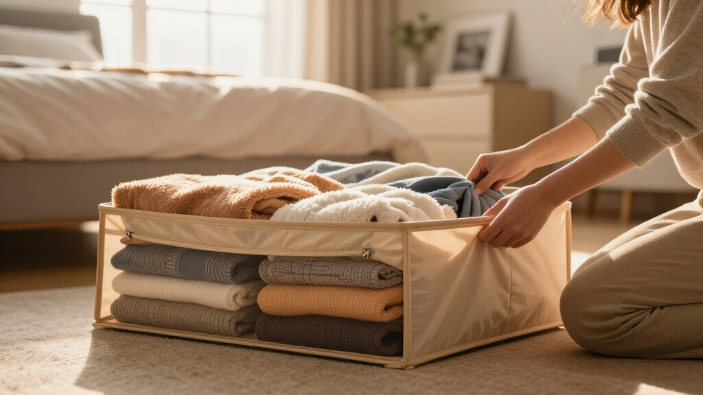 under bed storage organizers