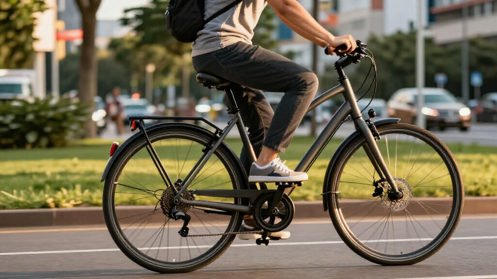 commuter e bike with 8 speed drivetrain