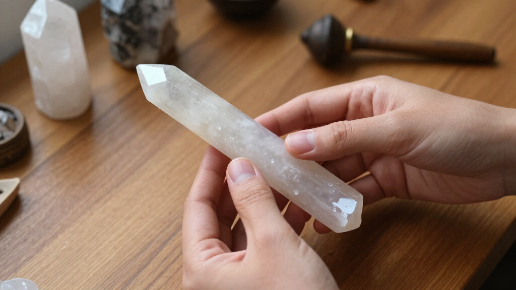 selenite wand