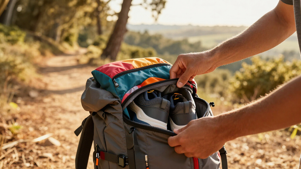 spacesaving travel shoe bags