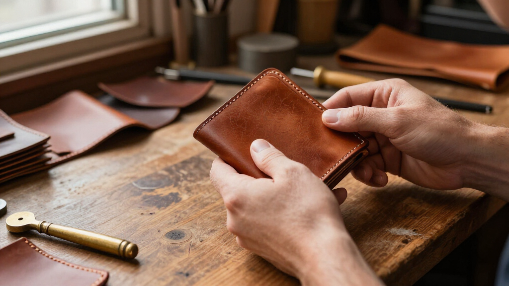 premium leather wallets full grain