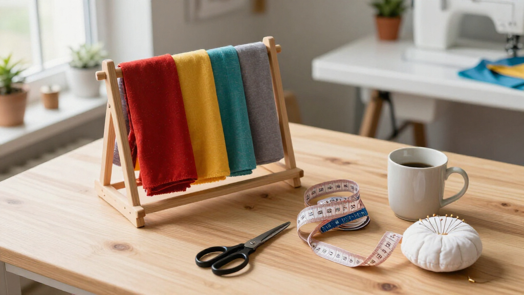 best fabric bolt rack for small studio